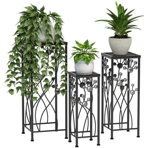 one peice metal flower box patio holder|Metal Plant Stand Outdoor .